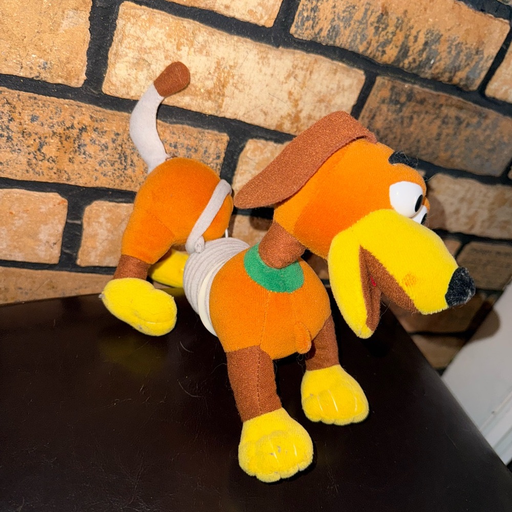Disney Slinky Dog Plush Toy - Orange and Yellow